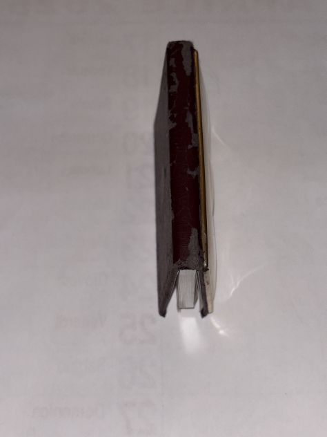 MINI RUBRICA TELEFONICA VINTAGE MAI USATA CON PLACCA IN ARGENTO 925 DAVANTI LA C - Foto 10