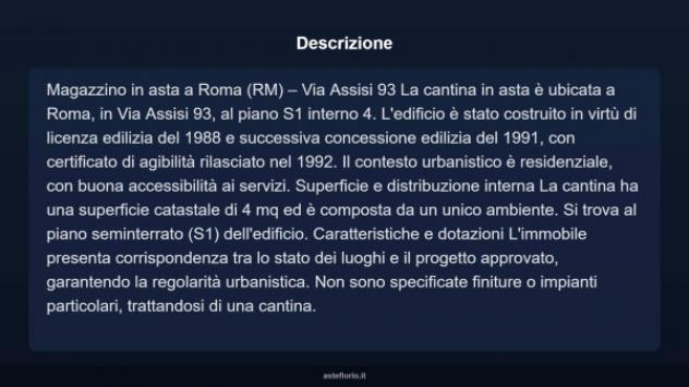 Immobile in asta di 4 m² in vendita a Roma - Foto 9