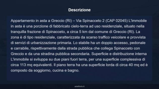 Immobile in asta di 113 m² in vendita a Greccio - Foto 15