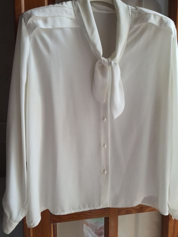 CAMICIA BIANCA di viscosa TG.52 - Foto 5