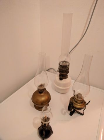Vendo 4 Lampade a petrolio ANTICHE - Foto 2