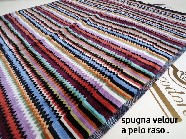 Tappeti Missoni cm. 90 x 60 cotone , double face . - Foto 6