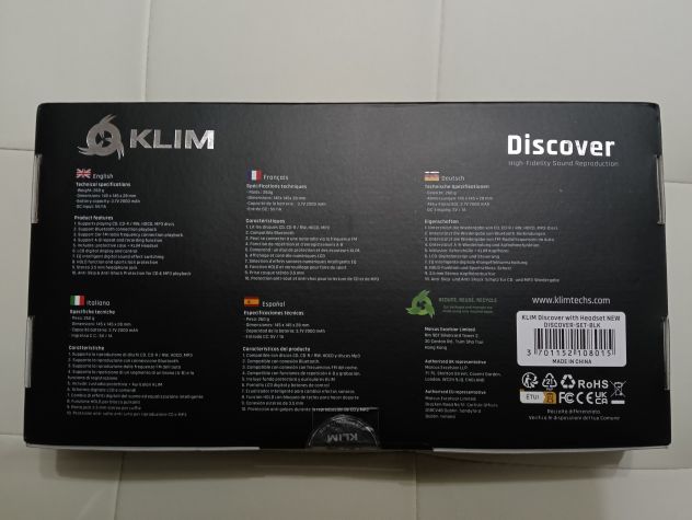 Lettore cd portatile multifunzione con accessori - Foto 3