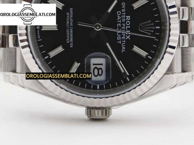 Replica Rolex DATEJUST 36 SS 116234 1:1 BEST EDITION ACCIAIO 904L QUADRANTE NERO SUL BRACCIALE JUBILEE 3135 - Foto 5