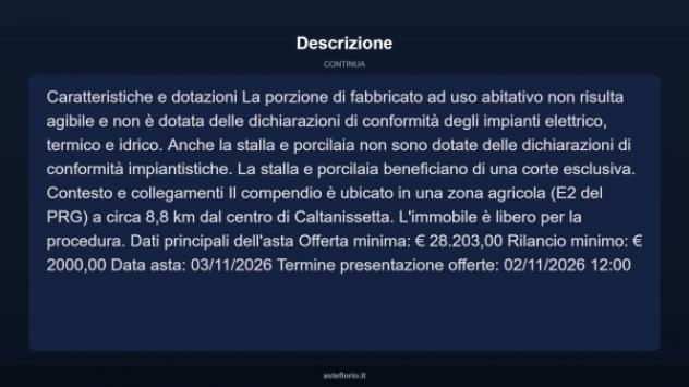 Immobile in asta di 72 m² in vendita a Caltanissetta - Foto 4
