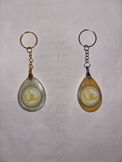 2 PORTA CHIAVI COME NUOVI UNICI HANDMADE CON TAPPI CERES DENTRO FATTI A MANO - Foto 9