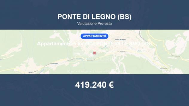 Immobile in asta di 90 m², posto auto in vendita a Ponte di Legno