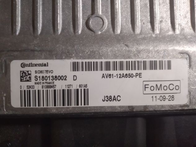 Centralina motore Continental, Ford C Max 1.6 TDCi, S180133002E, S180133002 E, A - Foto 9