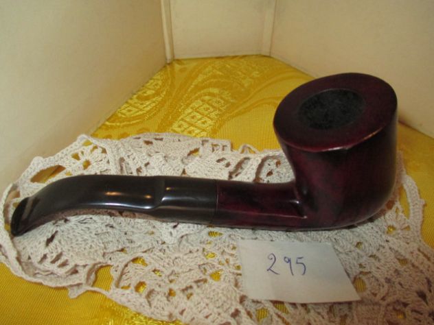 Pipa in radica BRUYERE GARANTIE bocchino floc in ebanite originale. rodata - Foto 2