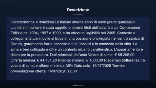 Immobile in asta di 58 m² in vendita a Deruta - Foto 5