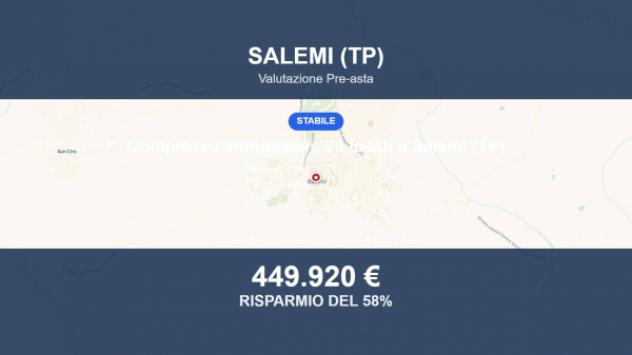 Immobile in asta di 1056 m² con più di 5 locali in vendita a Salemi