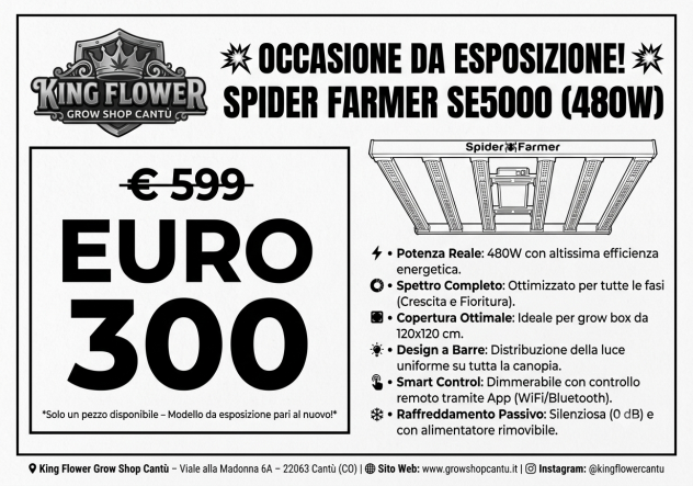 Spider Farmer SE5000 (480W) - Foto 3