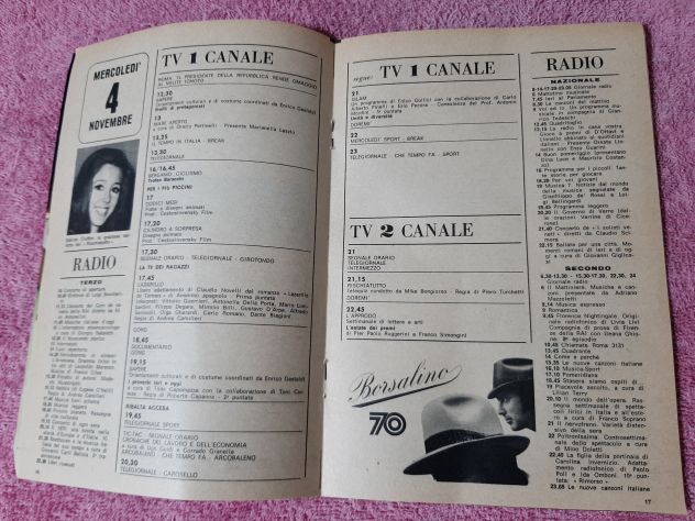 GUIDA TV CARLINO 1970 ORIGINALE - Foto 6