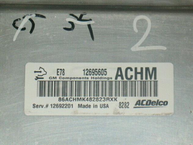 12695605 ECU Centralina mokka corsa e 1.4 12695605 12692201 8282 acdelco - Foto 2