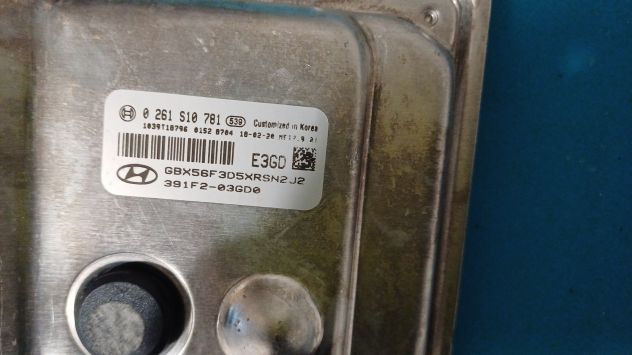 CENTRALINA MOTORE ECU 0261S10781 HYUNDAI I20 II (GB-IB) 1.2 B/GPL 16V MAN 5M 75 - Foto 6