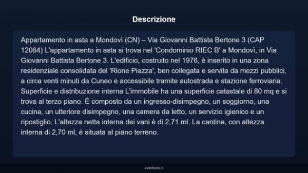 Immobile in asta di 80 m² in vendita a Mondovì - Foto 4
