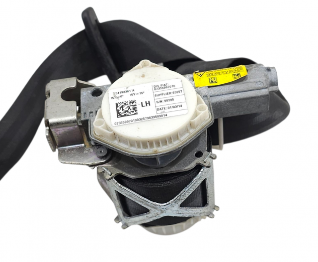 CINTURA DI SICUREZZA ANTERIORE SINISTRA CON PRETENSIONATORE FIAT 500 L Serie (351_352) 07355997010 (12) - Foto 13