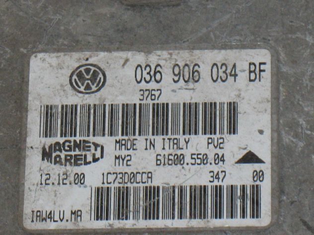 036906034BF ECU VW VOLKSWAGEN POLO 1.4 036906034BF 6160055002 IAW4LV.MA - Foto 2