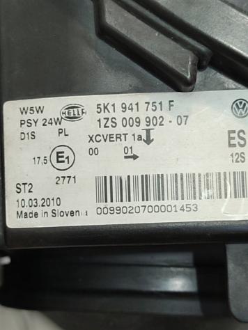 FARO ANTERIORE SX ALLO XENO VOLKSWAGEN Golf 6 Berlina 5K1941751F CDLF (0812) - Foto 8