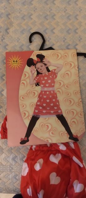 vestito Minnie di carnevale per bimba