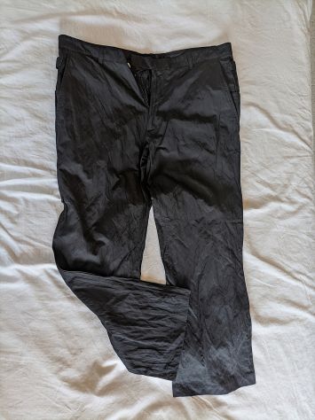 Pantaloni leggeri estivi neri Max Casoli 56