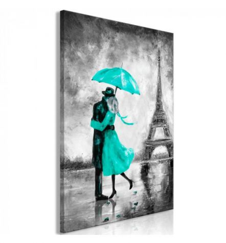 Quadro Innamorati A Parigi - Verde - ARREDALACASA