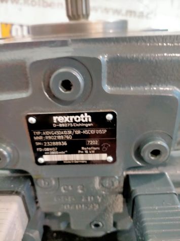 Pompa Rexroth A10VG45DA1D3R/10R-NSC10F015SP - Foto 3