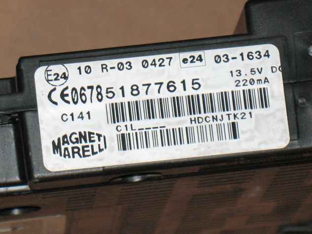 51877615 CENTRALINA Blue & Me Bluetooth FIAT 500 BRAVO LANCIA DELTA 51877615 - Foto 2