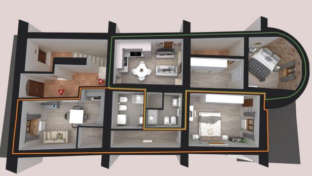 Appartamento in vendita a Colle di Val d'Elsa 55 mq Rif: 1417819 - Foto 4