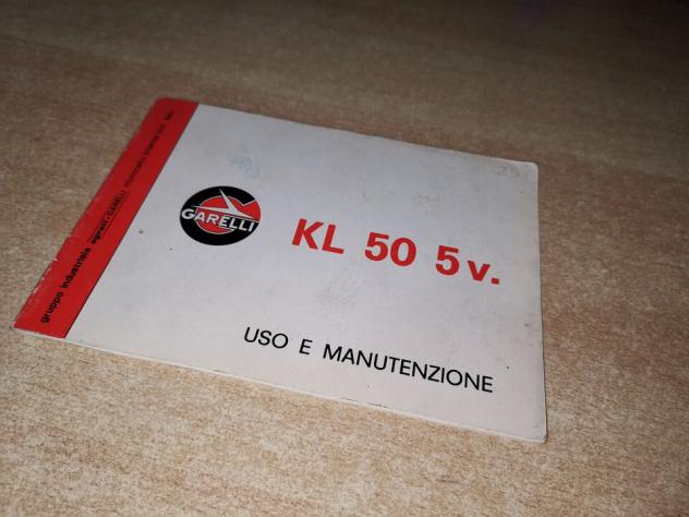Libretto Uso e Manutenzione Garelli KL 50 5 v GR