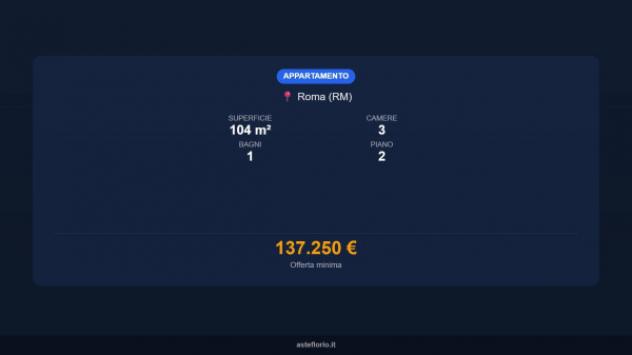 Immobile in asta di 104 m², box auto in vendita a Roma - Foto 16