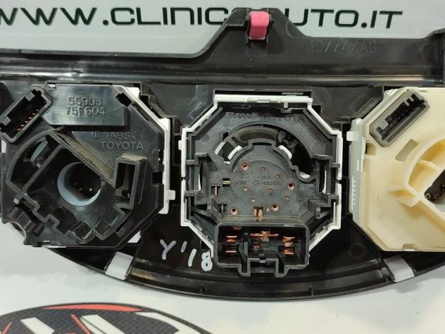 COMANDI CLIMA TOYOTA Yaris Serie 55406-0D390 107747A0 1KRFE (1720) - Foto 3