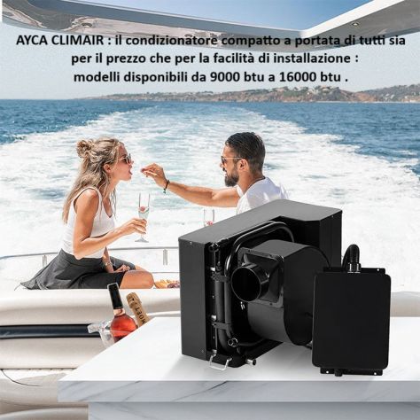 ARIA CONDIZIONATA 9000 BTU PER BARCA, MODULARE E COMPATTA