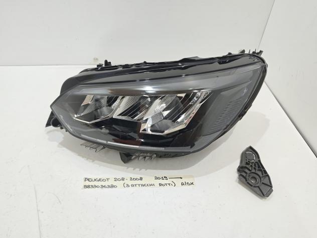 FARO ANTERIORE SINISTRO PEUGEOT 208 Serie 9833036380 (19) - Foto 2