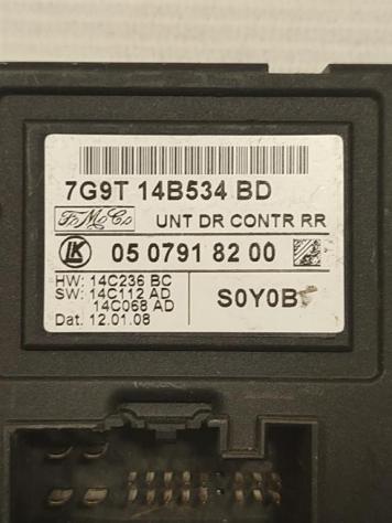 CENTRALINA PORTA POSTERIORE SX LAND ROVER Freelander 3° Serie 7G9T14B534BD (0611) - Foto 2