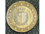 Moneta 20 eurocent Malta 2008 Con F nella Stella