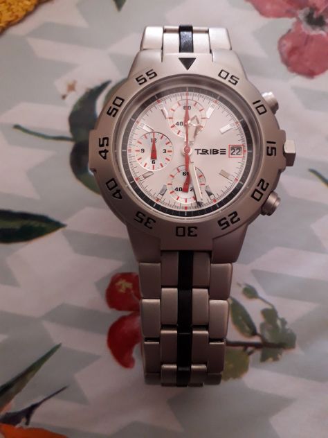 Orologio uomo analogico chrono tribe by breil impermeabile OS10
