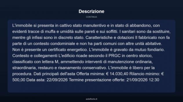 Immobile in asta di 79 m² in vendita a Lauriano - Foto 6