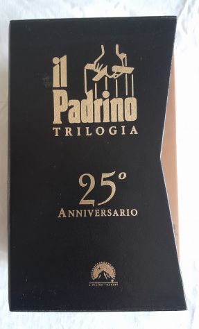 Raro cofanetto del 25°anniversario della trilogia de "Il Padrino" in VHS - Foto 4