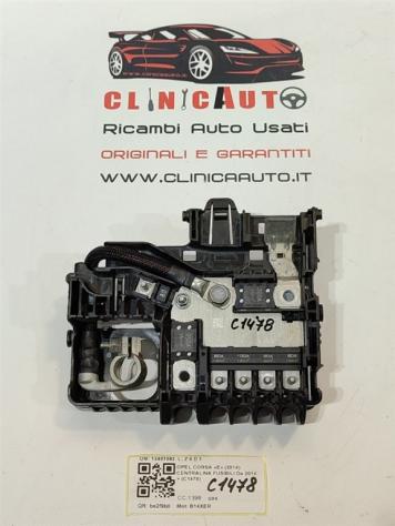 CENTRALINA PORTA FUSIBILI OPEL Corsa E 3° Serie 13491092 B14XER bifuel/gas 1398 (15)