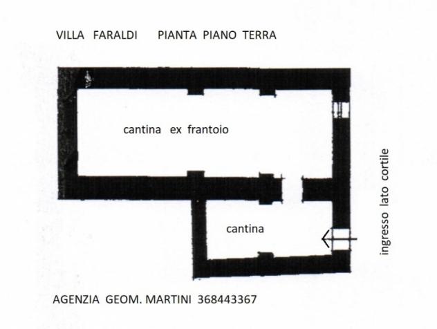 VENDESI A VILLA FARALDI RUSTICO DI 50MQ E CANTINE SOTTOSTANTI - Foto 6