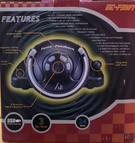 AVB Force Feedback USB Racing Wheel - Foto 2