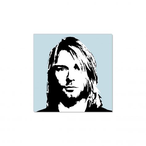 Quadro Kurt Cobain Dipinto a mano pop art - Foto 2