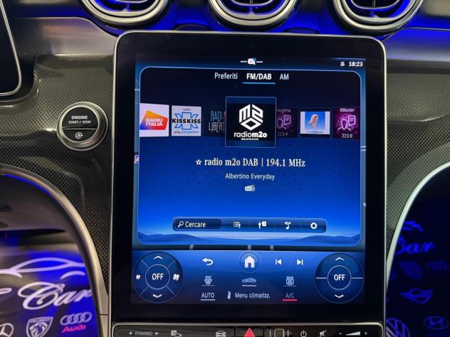 MERCEDES CLASSE C220 S.W. PREMIUM AMG 2.0 MHEV 200CV PELLE NAVI CAM ANNO 2022 - Foto 10