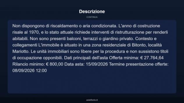 Immobile in asta di 225 m² con più di 5 locali in vendita a Bitonto - Foto 4