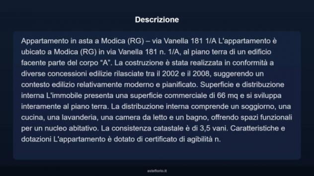 Immobile in asta di 66 m² in vendita a Modica - Foto 4