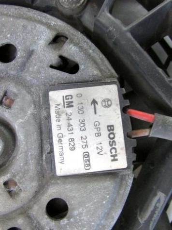 24431829 ELETTROVENTOLA OPEL ZAFIRA A 2.0 D 74KW 5M 5P (2004) RICAMBIO USATO 0130303275 - Foto 2