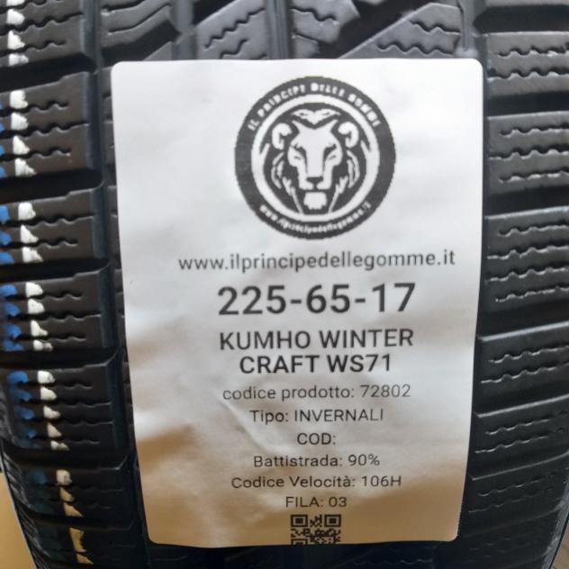 4 GOMME 225 65 17 KUMHO A72802 - Foto 2