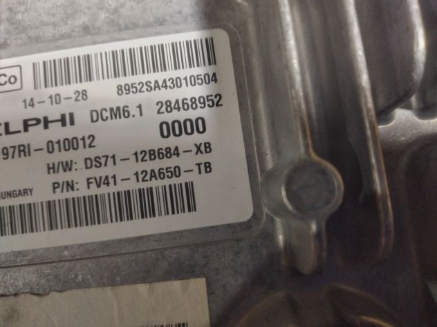 ECU Ford Mondeo 2.0 TDCI Fomoco Delphi 28468952 FV41--12A650 TB Delphi DCM6.1 F - Foto 6