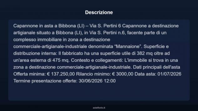 Immobile in asta di 382 m² in vendita a Bibbona - Foto 10